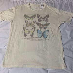 American Eagle oversized butterfly t-shirt